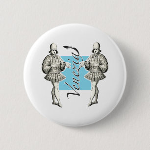 Elegant boy from Renaissance Venice 6 Cm Round Badge