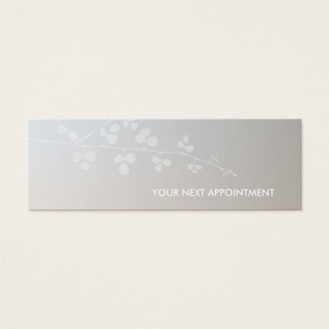 Elegant Branch Salon Spa Appointment Reminder (Front)