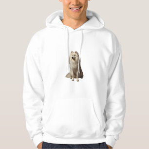 🐾Elegant Breed Samoyed Portrait Men’s Hoodie