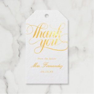 Elegant Bridal Shower Gift Tags