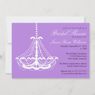 Elegant Bridal Shower Invitation