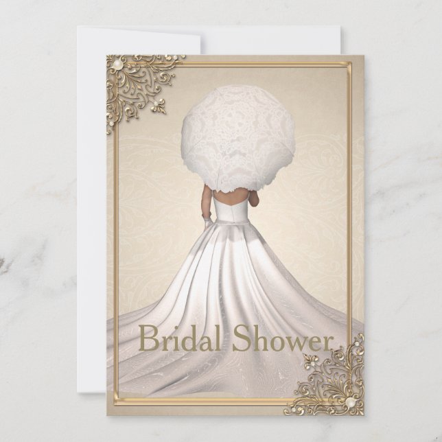 Elegant Bridal Shower Invitation (Front)