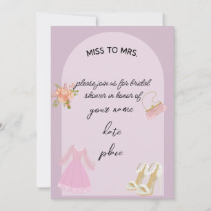 Elegant Bridal Shower Invitation