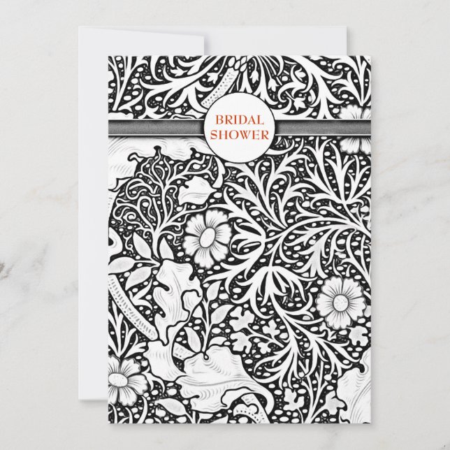 elegant bridal shower invitations (Front)