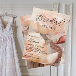 Elegant Bridal Shower Soft Summer Roses Save The Date