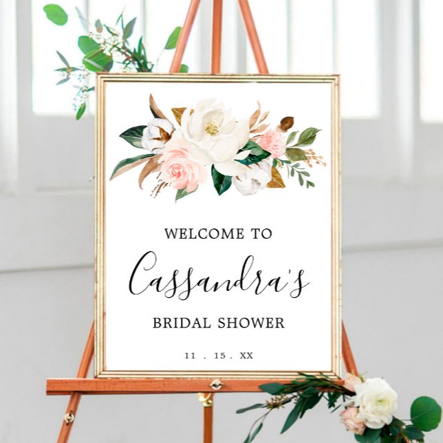 Elegant Bridal Shower Welcome Poster, Welcome Sign (Creator Uploaded)