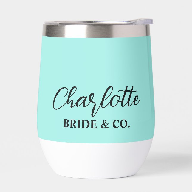 Elegant Bride & Co. Bridal Shower Teal (Left)
