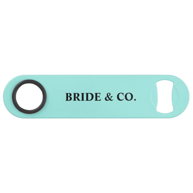 Elegant Bride & Co. Bridal Shower Teal (Front (Horizontal))