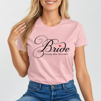 Elegant Bride Future Mrs Pink Womens