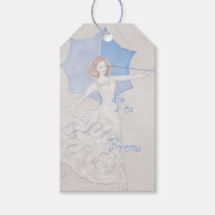 Elegant Bride Shower Gift Tag