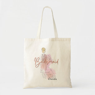 Elegant Bridesmaid   Tote Bag
