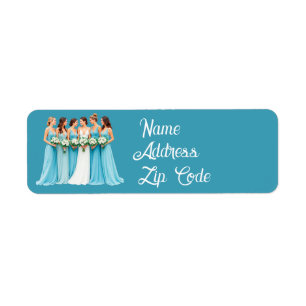 Elegant Bridesmaid Wedding customisable
