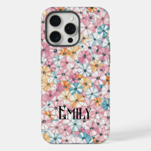 Elegant bright pastel colour spring flowers #7 iPhone 15 pro max case