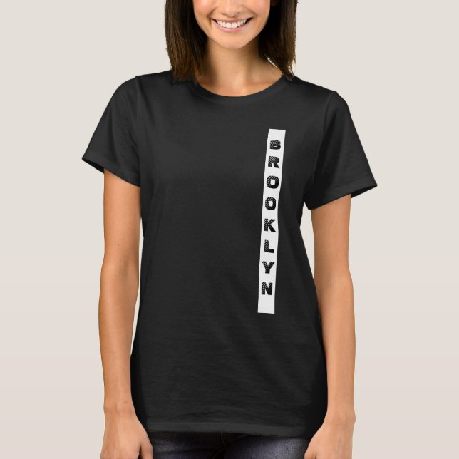 Elegant Brooklyn New York City Nyc Template Womens T-Shirt (Front)