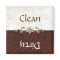 Elegant Brown and Cream Damask Dishwasher Magnet