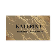 Elegant Brown Business Card | Professional & Minim