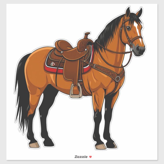 🐴 Elegant Brown Horse Equestrian Decor ✨ (Sheet)