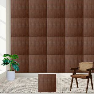 Elegant Brown Wood Grain Rustic Natural Look Tile