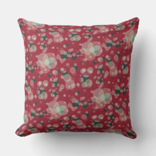 Elegant Bubbles on Custom Colour Cushion