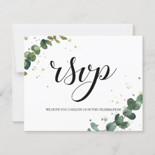 Elegant/Budget/RSVP card.