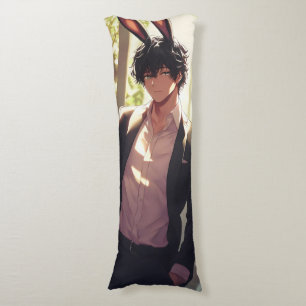 Elegant Bunny Ikemen Anime Body Cushion
