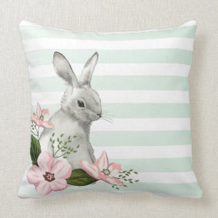 Elegant Bunny striped design Cushion