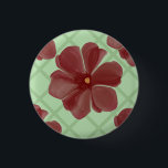 Elegant Burgundy Floral & Sage Green Lattice Patte 3 Cm Round Badge<br><div class="desc">Add timeless, vintage charm to your life with this elegant floral lattice pattern. The design showcases beautifully shaded, painterly burgundy flowers set against a crisp, sage green diamond trellis background. Blending organic botanical art with clean geometric lines, this pattern is a perfect fit for Grandmillennial, Cottagecore, and home decor. It...</div>