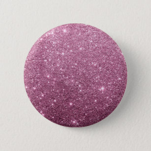 Elegant burgundy pink abstract girly glitter 6 cm round badge