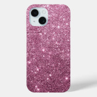 Elegant burgundy pink abstract girly glitter