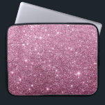 Elegant burgundy pink abstract girly glitter laptop sleeve<br><div class="desc">An elegant abstract chic burgundy and pink girly faux glitter pattern This modern trendy burgundy and pink glitter design is perfect for any classy and sophisticated glam girl or anyone.Design with your own message and information. All designs are printed.</div>