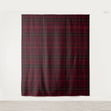 Elegant Burgundy Tartan
