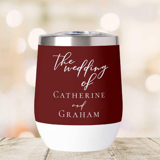 Elegant Burgundy Wedding Personalised (Creator Uploaded)