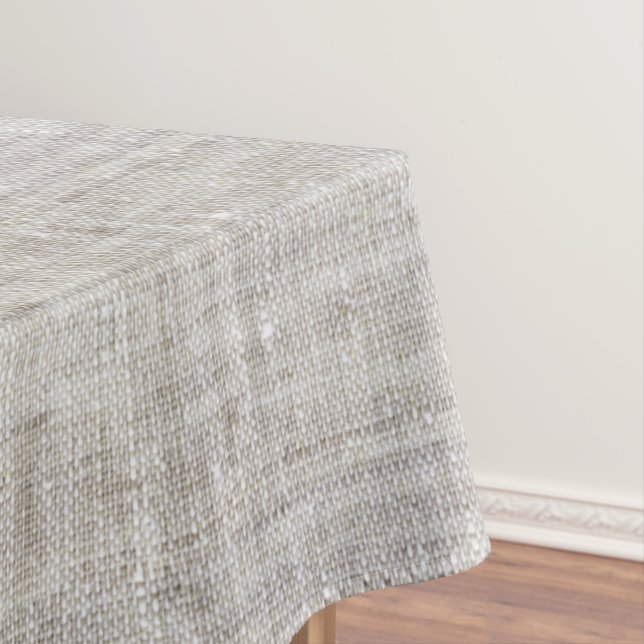 Elegant Burlap Pattern Tablecloth (In Situ)