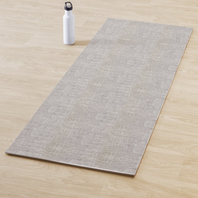 Elegant Burlap Pattern Yoga Mat (In Situ)