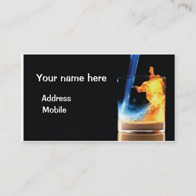 Elegant business card (Front)