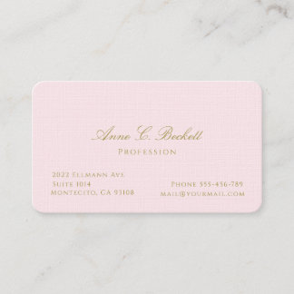 Elegant business card