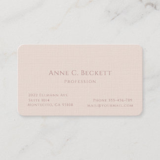 Elegant business card