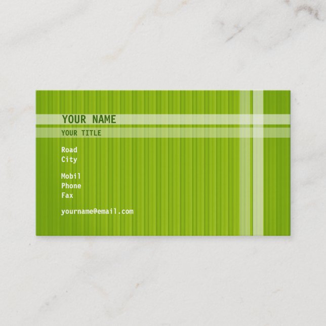 Elegant Business Card (Front)