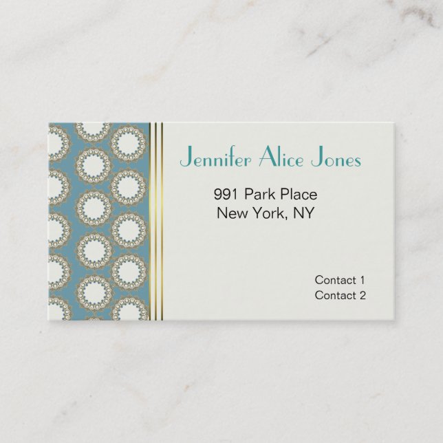 Elegant Business Card (Front)