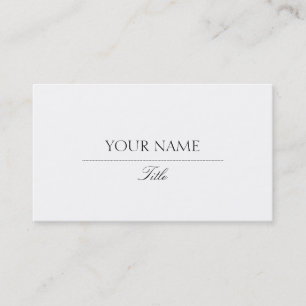Elegant Business Card