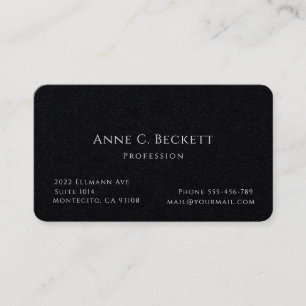 Elegant business card