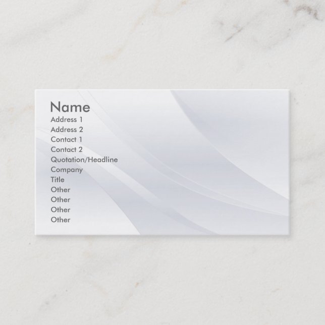 Elegant Business Card (Front)