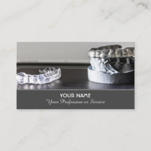 Elegant business card for dental experts