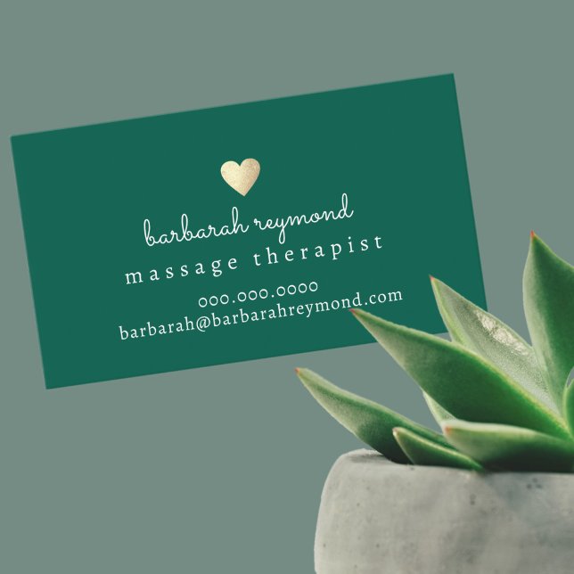 Elegant Business Card For Massage Theraphy (Creator Uploaded)