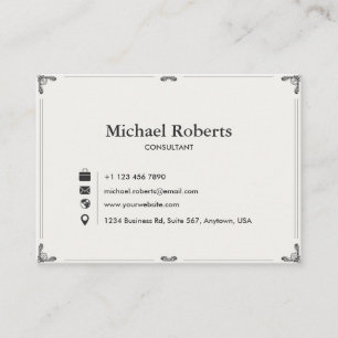 Elegant Business Card   Modern Design 3.5" × 2.5"