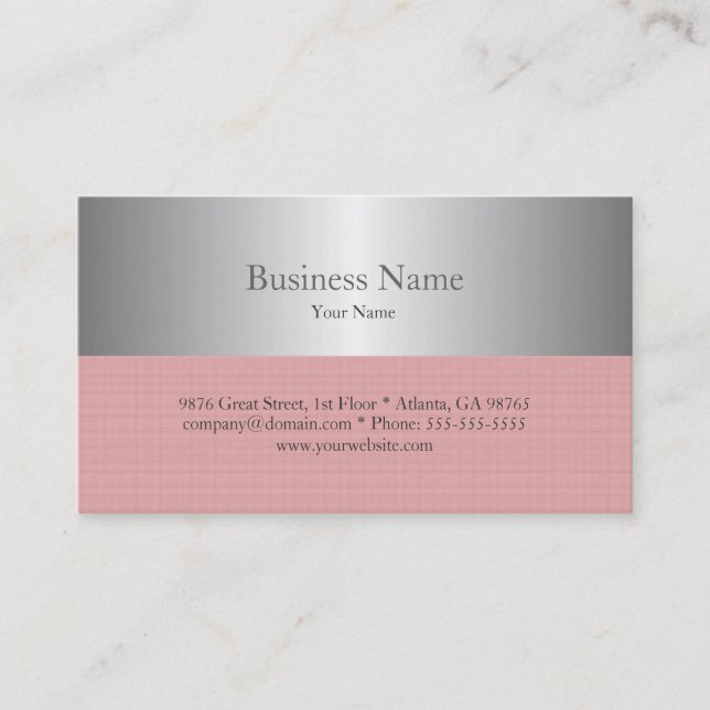 Elegant Business Card Template (Front)
