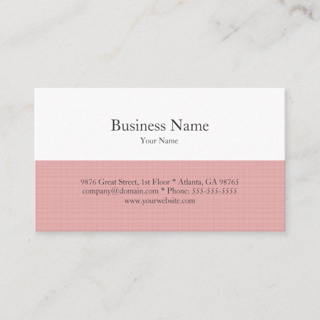 Elegant Business Card Template (Front)