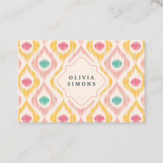 Elegant Business Card with abstract pattern