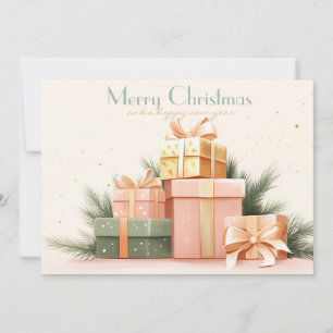 Elegant Business Corporate Christmas Holiday Card