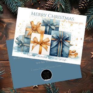 Elegant Business Corporate Christmas Holiday Card